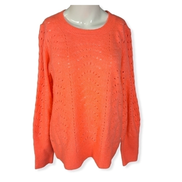 GAP Pointelle Coral Sweater - Picture 1 of 10